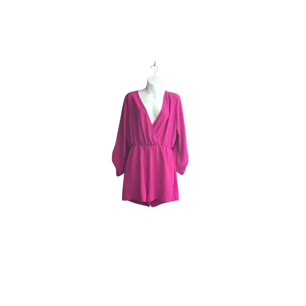 Peach Love Pink 3/4 Sleeve Romper